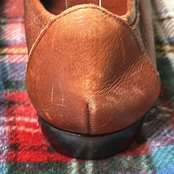 Cole Haan Soft Leather Women’s Loafer Tassel size 6 1/2 B Brown Cognac - Picture 8 of 16